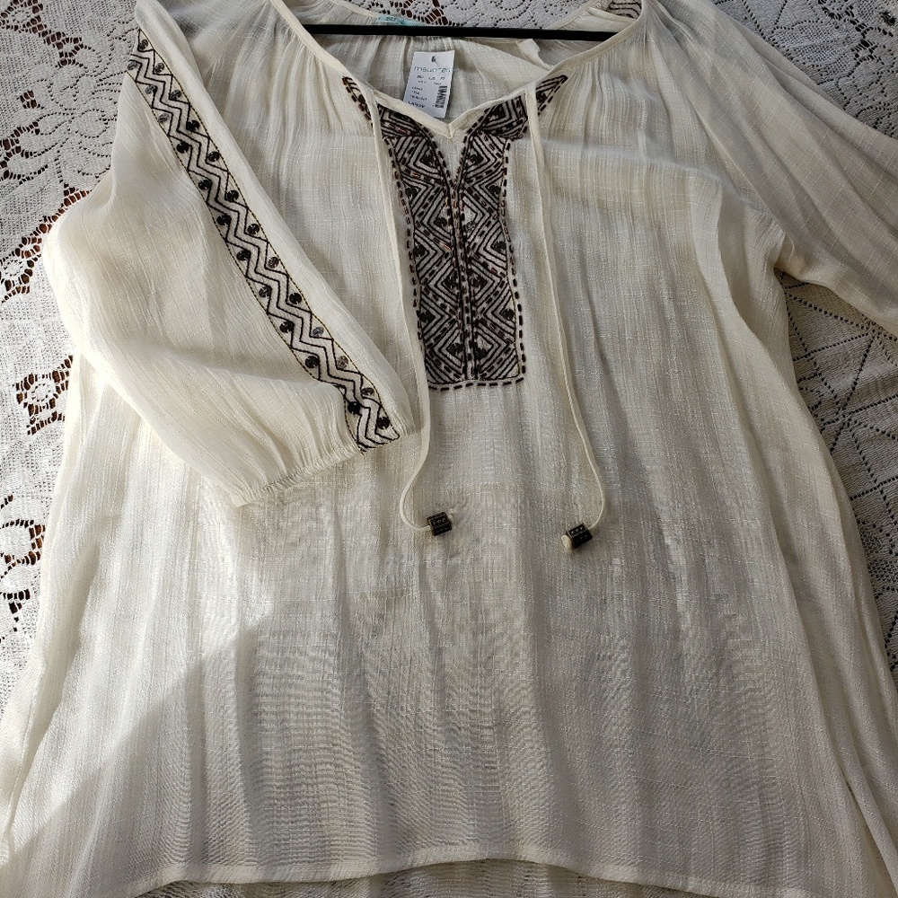 Maurice's shear Loose fit top